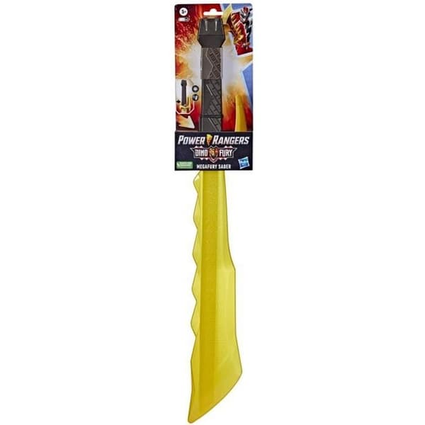 Megafury Dino Fury Sabre - Hasbro - Färgskiftande lysdioder och rörelseaktiverade ljud