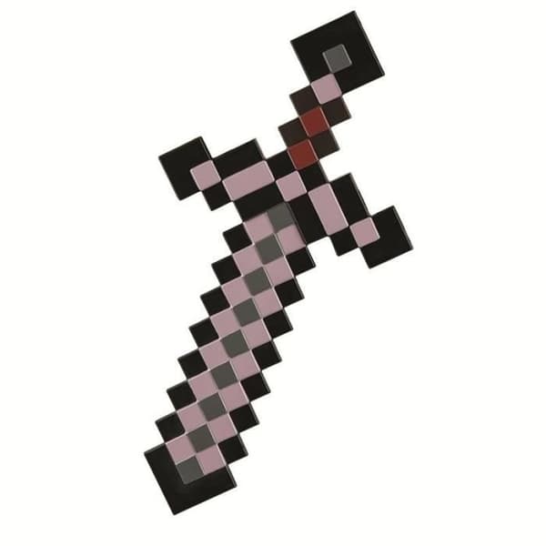Replika av Nethersword-svärdet - Minecraft - JAKKS PACIFIC - Grå - Barn - 3 år och uppåt - Inomhus