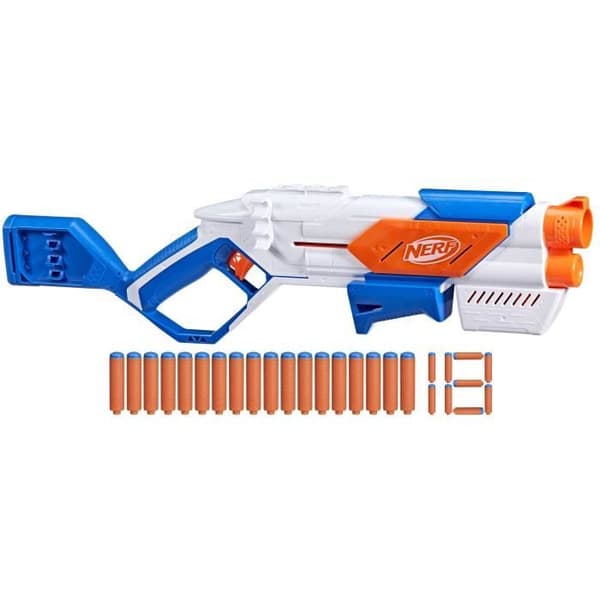 Nerf NSeries Strikeback Dart Blaster, 18 dart, 8 år och uppåt