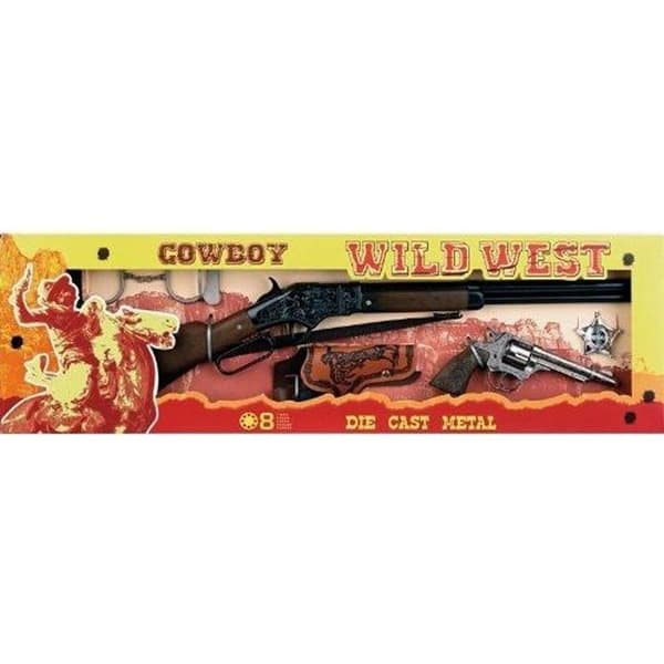 Förklädnadstillbehör - GONHER - Wilde West 8-shot box set - Svart - Blandat barn