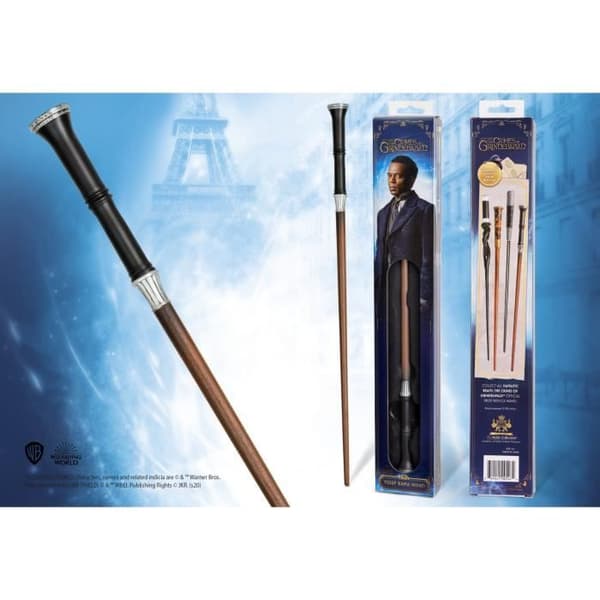 Yusuf Kama trollstav replika 38 cm - Fantastiska vidunder - Harry Potter - Svart - Inomhus - Vuxen - Unisex
