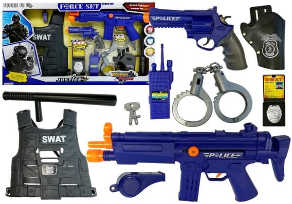 Police Play Set Rattling Raffle