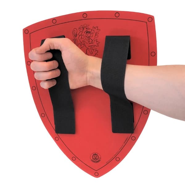 Noble Knight Skumsvärd + sköld, röd