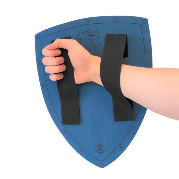 Noble Knight Skumsvärd + sköld, blå