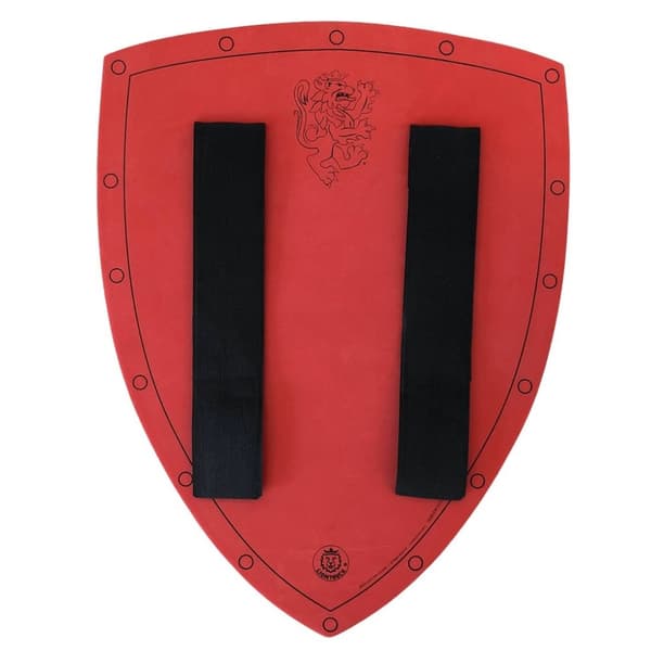 Noble Knight Skumsköld 45 x 34,5 cm 2 lager, röd