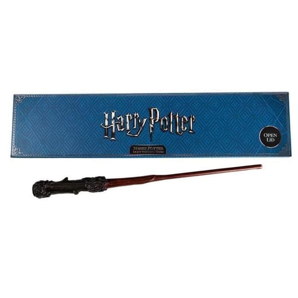 Harry Potter Wand - Ljusmålning Harry - Wow Stuff - Resin Replica med LED-belysningsspets