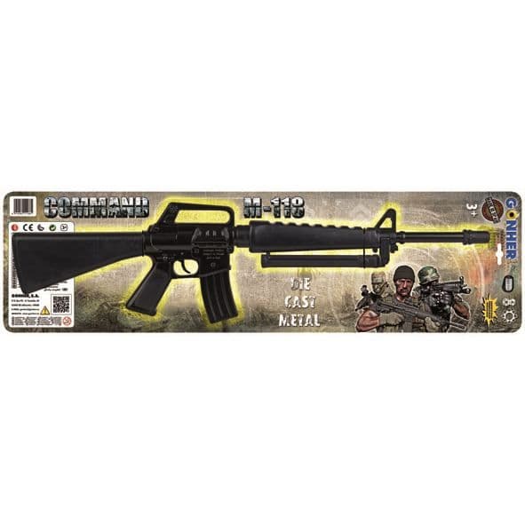 Amerikansk armégevär - GONHER - Storlek 47x19,5 - Metall &amp; plast