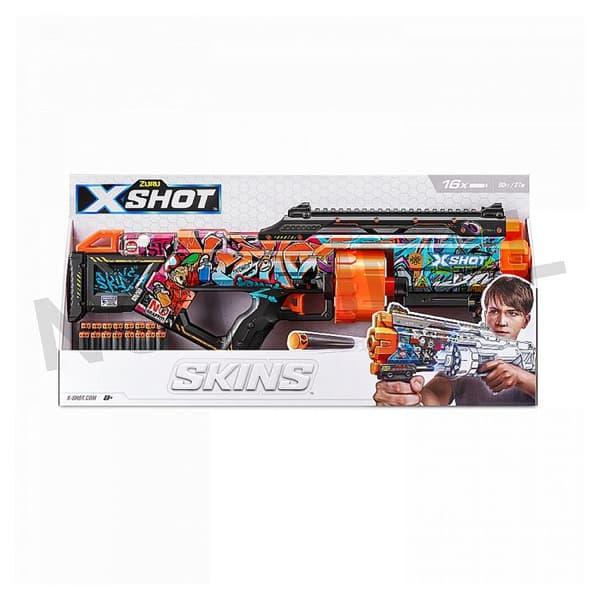 X-Shots Skins Rifle - ZURU - Last Stand - 14 burst dart - 27 meters räckvidd