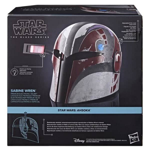 Sabine Wren Premium elektronisk hjälm, Cosplay-föremål för vuxna, Star Wars The Black Series