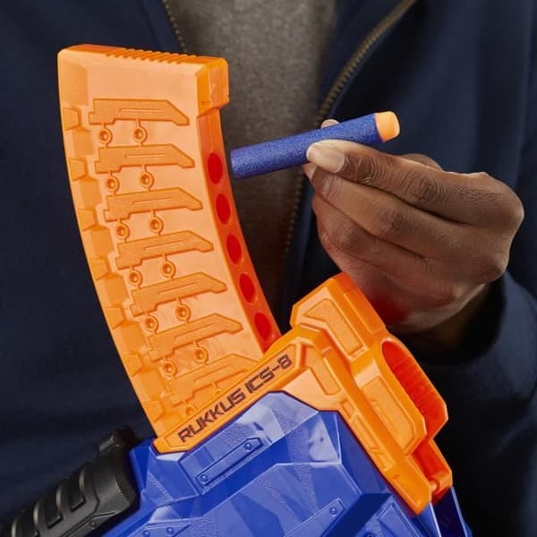 Nerf Elite Rukkus ICS-8 Gun med 8 skumpilar