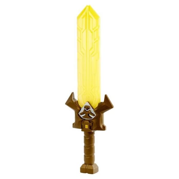 Leksakssvärd - MATTEL - He-Man and the Masters of the Universe HJG63 - Ljud - Ljus - Brun, Gul