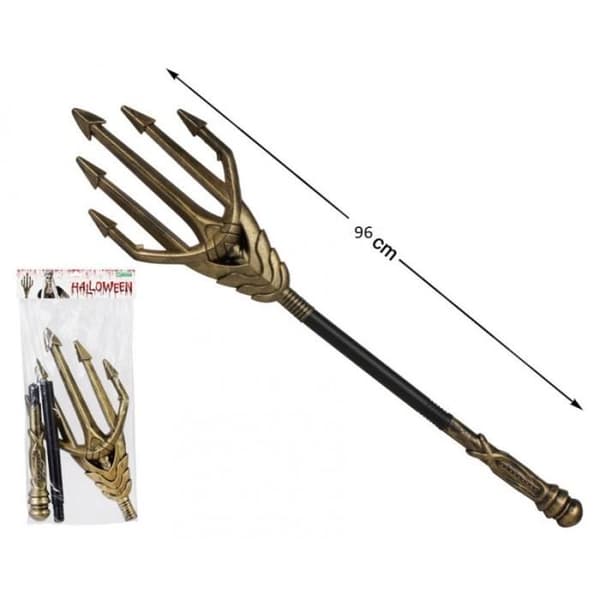 Golden Trident Fork - ATOSA - Kostymtillbehör för vuxna