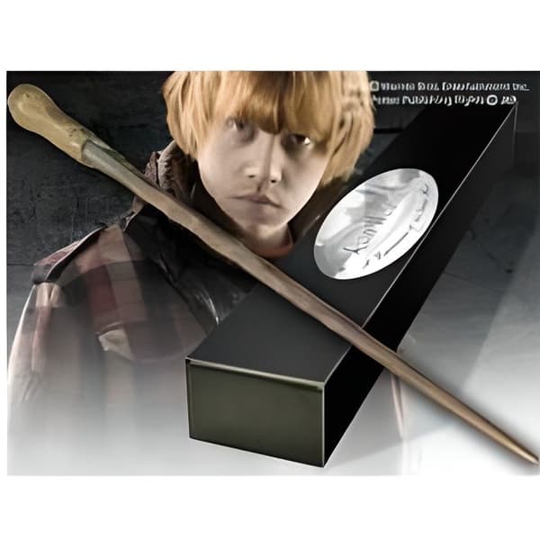 Ron Weasleys trollstav replika - NOBLE COLLECTION - Harry Potter - Interiör - Vuxen - Brun