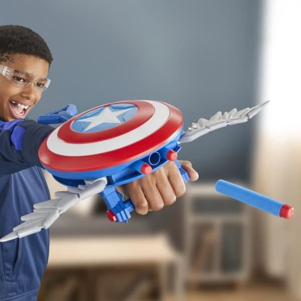 NERF Blaster Skyshot, skydd för kostym, Marvel Studios Captain America Brave New World, Från 5 år