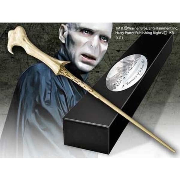 Replica VOLDEMORT Wand - NOBLE COLLECTION - Harry Potter - 38Cm - Handmålad harts