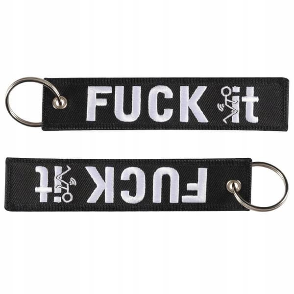 FUCK IT Nyckelring - Nyckelhänge | Originalgåva