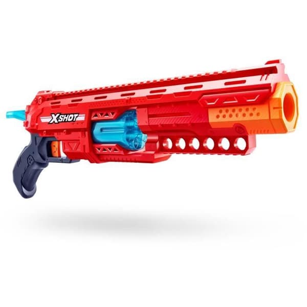 Dartkastare - ZURU - X-SHOT Caliber - Rotationsmagasin - Räckvidd 27m - 16 dartpilar inkluderade
