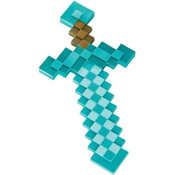 Minecraft Diamond Sword - Half Moon Bay Bbq - Vit/Blå/Brun - Vuxen