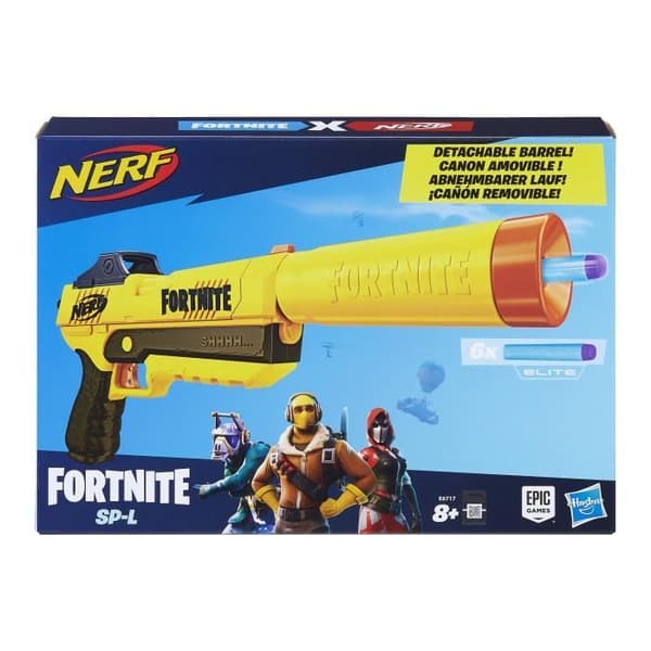 NERF - Fortnite SP-L och 6 NERF Dart - Officiell