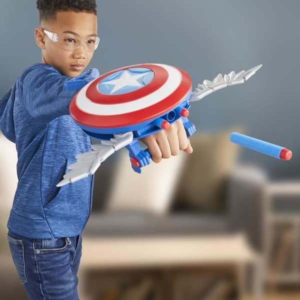 NERF Blaster Skyshot, skydd för kostym, Marvel Studios Captain America Brave New World, Från 5 år