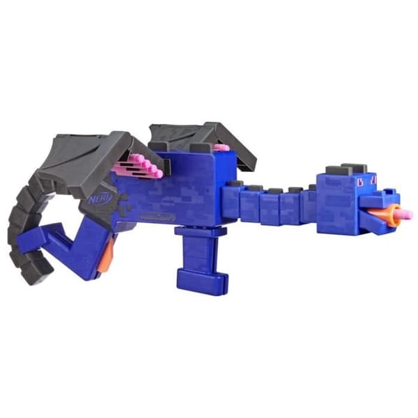 Nerf Minecraft Ender Dragon Blaster med 12 Nerf Elite Foam Dart
