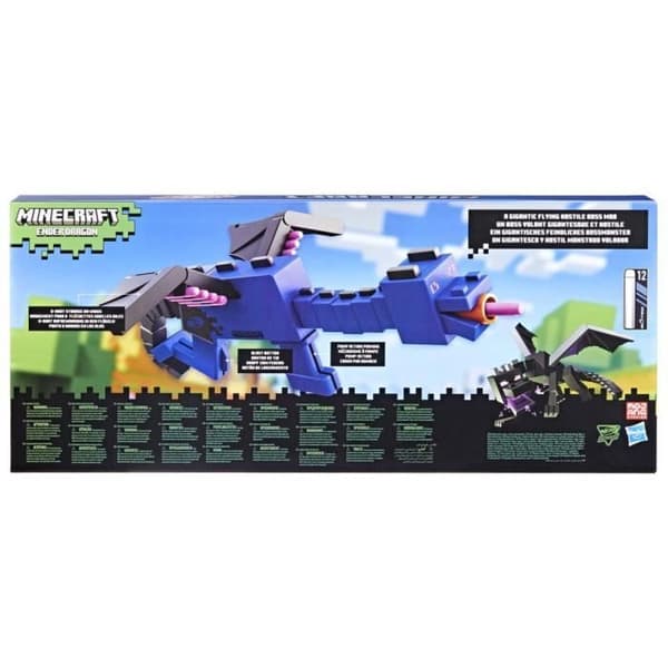 Nerf Minecraft Ender Dragon Blaster med 12 Nerf Elite Foam Dart