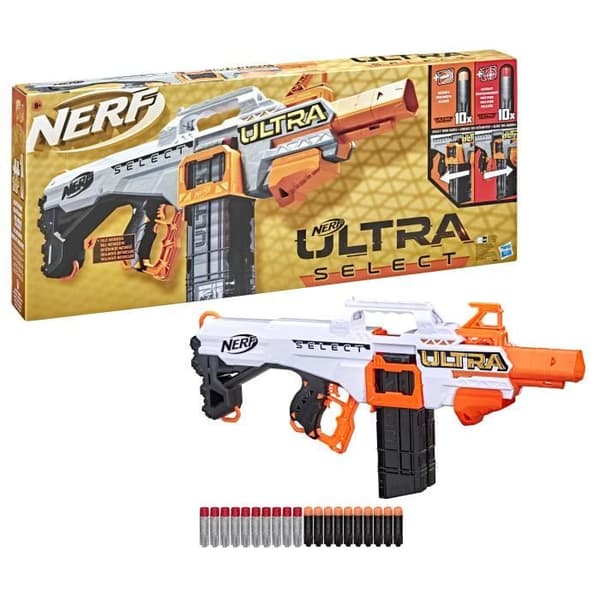 Dartblaster - NERF - Ultra Select - Avstånd och precision - 20 pilar ingår