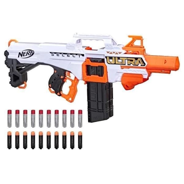 Dartblaster - NERF - Ultra Select - Avstånd och precision - 20 pilar ingår