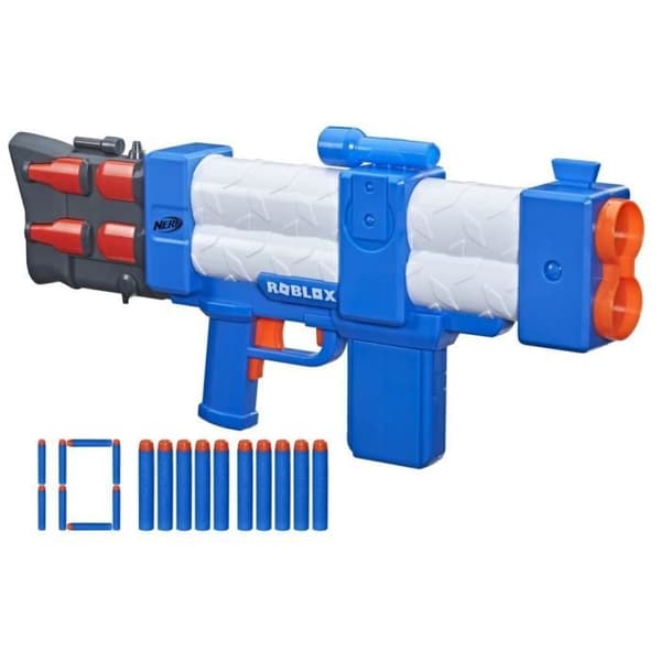 Nerf Roblox Arsenal, Motorized Pulse Laser Blaster, 10 Dart, Magasin och virtuell artikelkod i spelet, F2484EU5