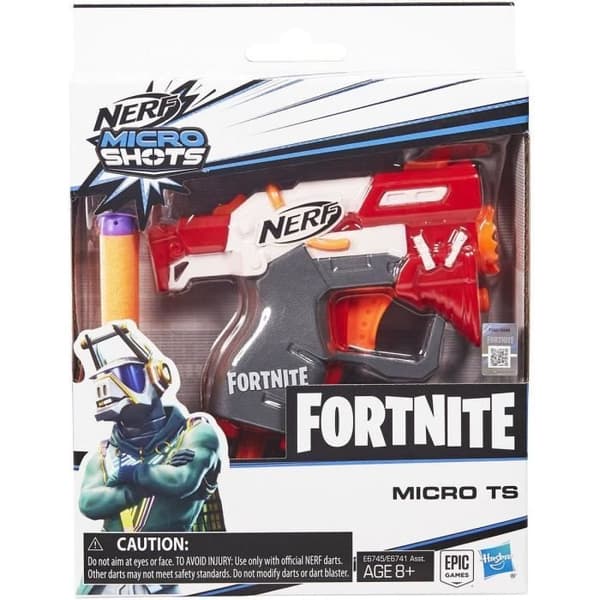 NERF - Fortnite Micro Bombs Away! - mini - Dart Blaster - Glider Fortnite Bombs Away! - innehåller 2 NERF - Elitpilar