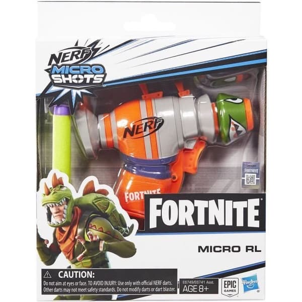 NERF - Fortnite Micro Bombs Away! - mini - Dart Blaster - Glider Fortnite Bombs Away! - innehåller 2 NERF - Elitpilar