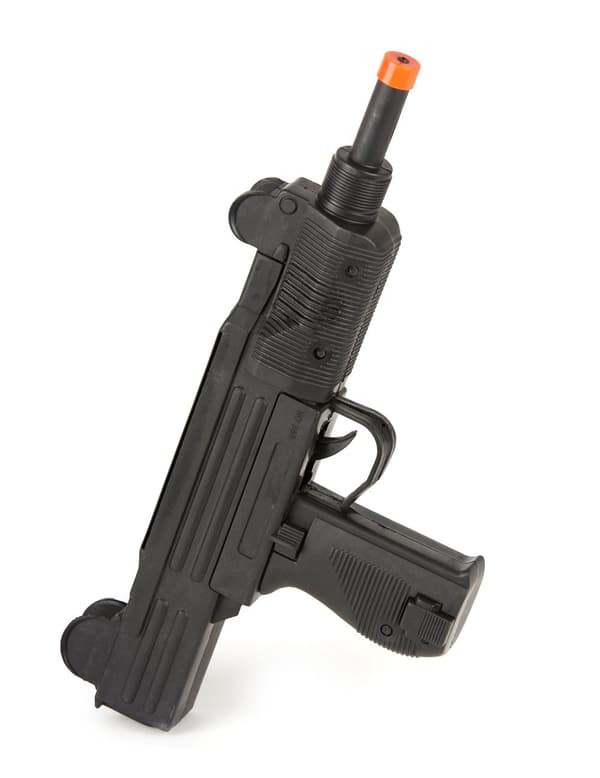 UZI plast militær soldat maskinpistol.Size-One size