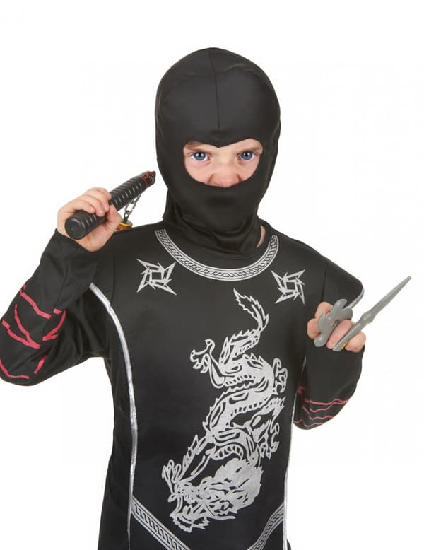 Nunchaku-ninja-sett i plast.Size-One size