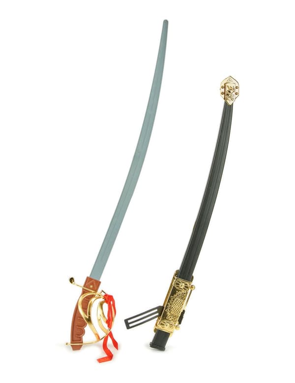 Krigssværd i plastik 68 cm.Size-One size