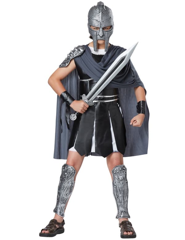 Gladiatormask och plastsvärd vuxen.Size-M (40/42)