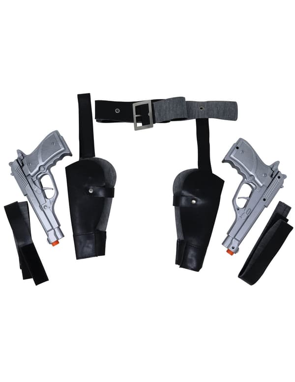 Äventyrsbälte med pistoler för vuxna.Size-One size