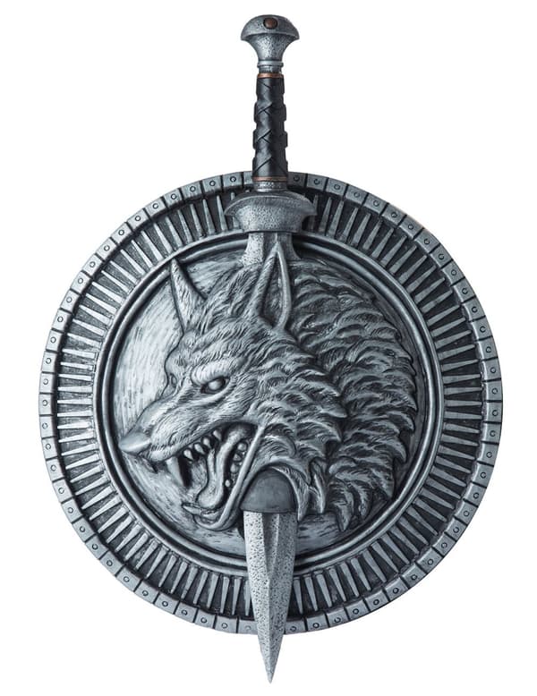 Adult Wolf Warrior Glaive and Shield.Size-One size