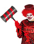 Miniatyrbilde 1 av 4: Voksen rød og svart killer clown hammer 79 cm.Size-One size