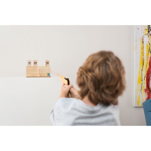Spel - Gummibandsgevär - Brun - 12 gummiband inkluderade - Från 6 år - Kille