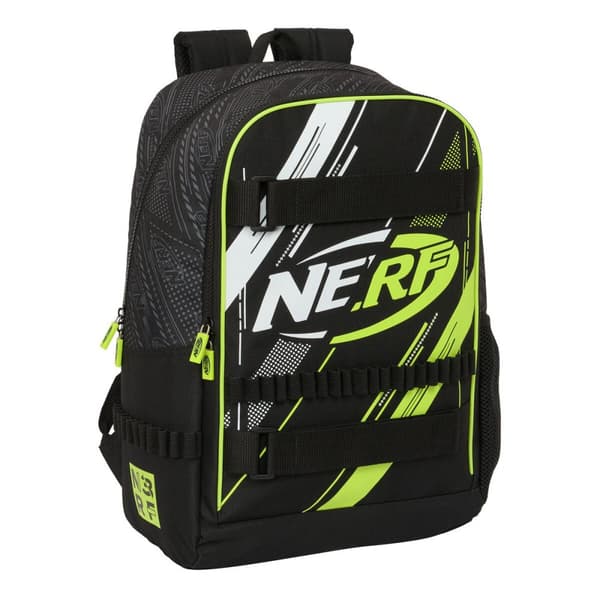 Skolryggsäck Nerf Get ready Svart 31 x 44 x 17 cm