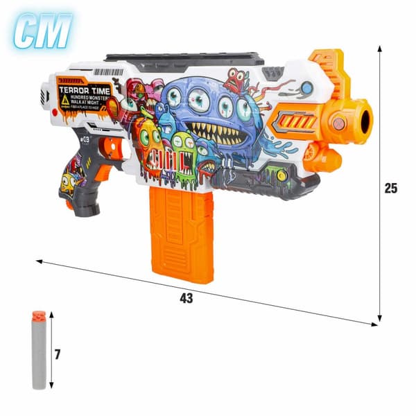 Pistol med Pilar Colorbaby 43 x 25 x 6,5 cm 4 antal