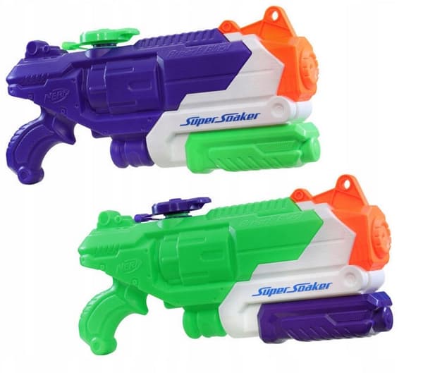 NERF VESI BREACHBLAST SUPERSOAKERIN 2 KPL PAKKAUS