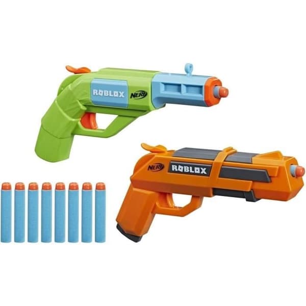 NERF - Roblox Jailbreak: Armory - 2 Blasters - 10 NERF-pilar - Kod för virtuellt föremål i spelet