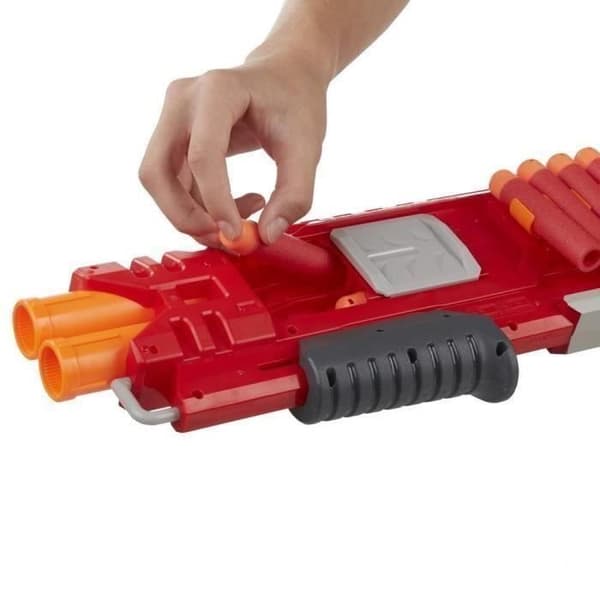 NERF MEGA - Double Breach - Front Loading 2-Dart Whistling Gun
