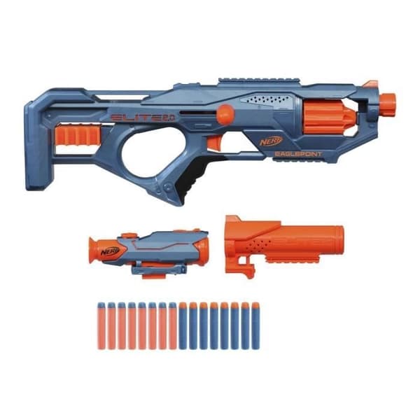 NERF - Elite 2.0 - Eaglepoint RD-8 blaster - 8 pilar - Anpassningsbar