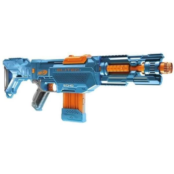 Nerf Elite 2.0 Echo CS 10 Gun - NERF - Blå - Clip Magazine - 24 pilar ingår