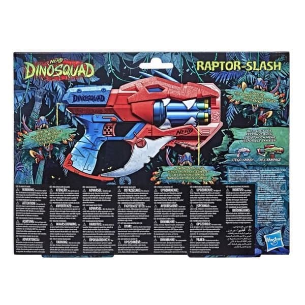 NERF - DinoSquad - Raptor-Slash blaster med roterande pipa 6 pilar