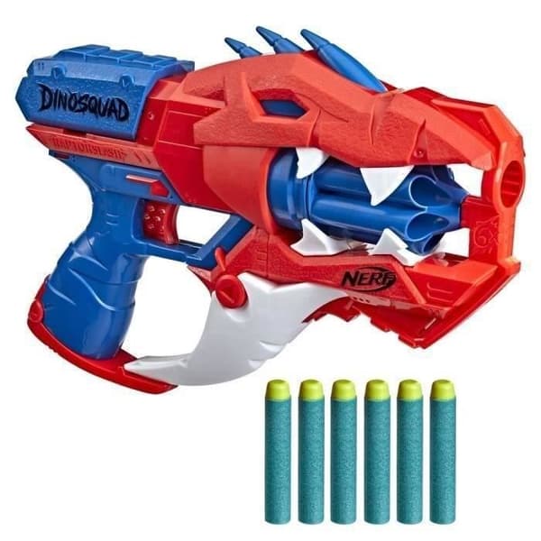 NERF - DinoSquad - Raptor-Slash blaster med roterande pipa 6 pilar