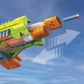 Miniatyrbild 5 av 6: Nerf Elite 2.0 Double Punch Motorized Blaster, snabba fram- och återgående pipor, 50 Nerf Elite Dart, 2 10-Dart magasin, från 8