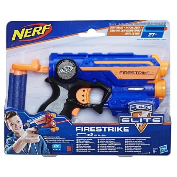 Nerf Elite Firestrike och officiella Nerf Elite Dart